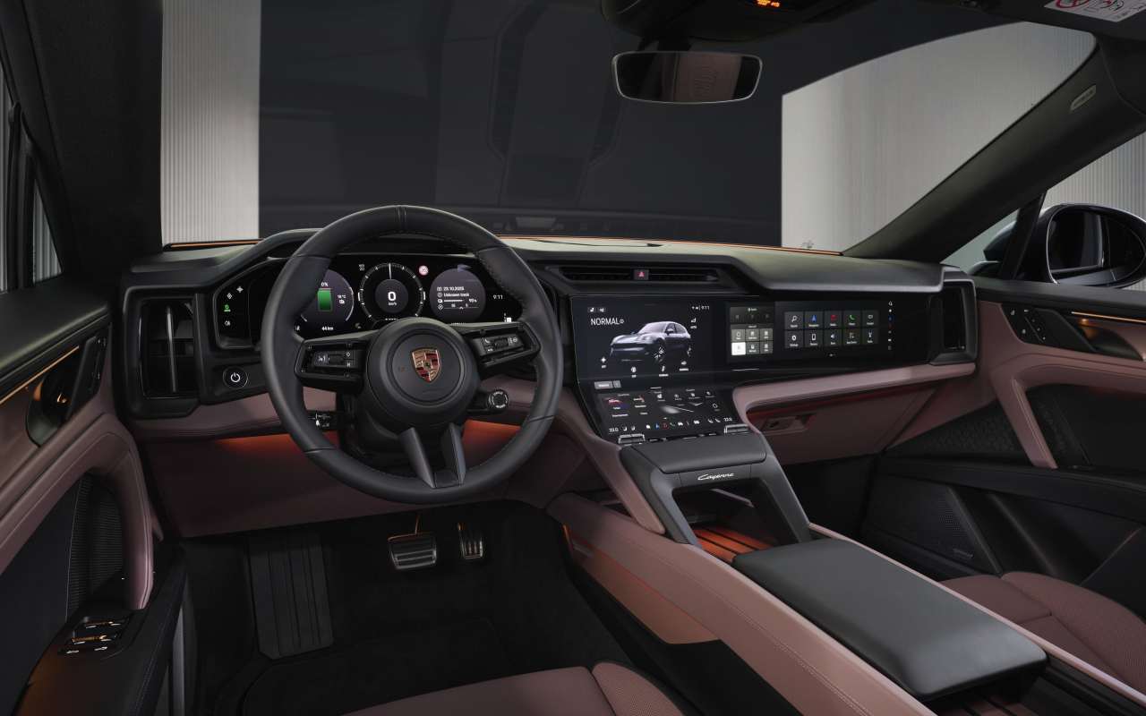 interior Porsche Cayenne Electric
