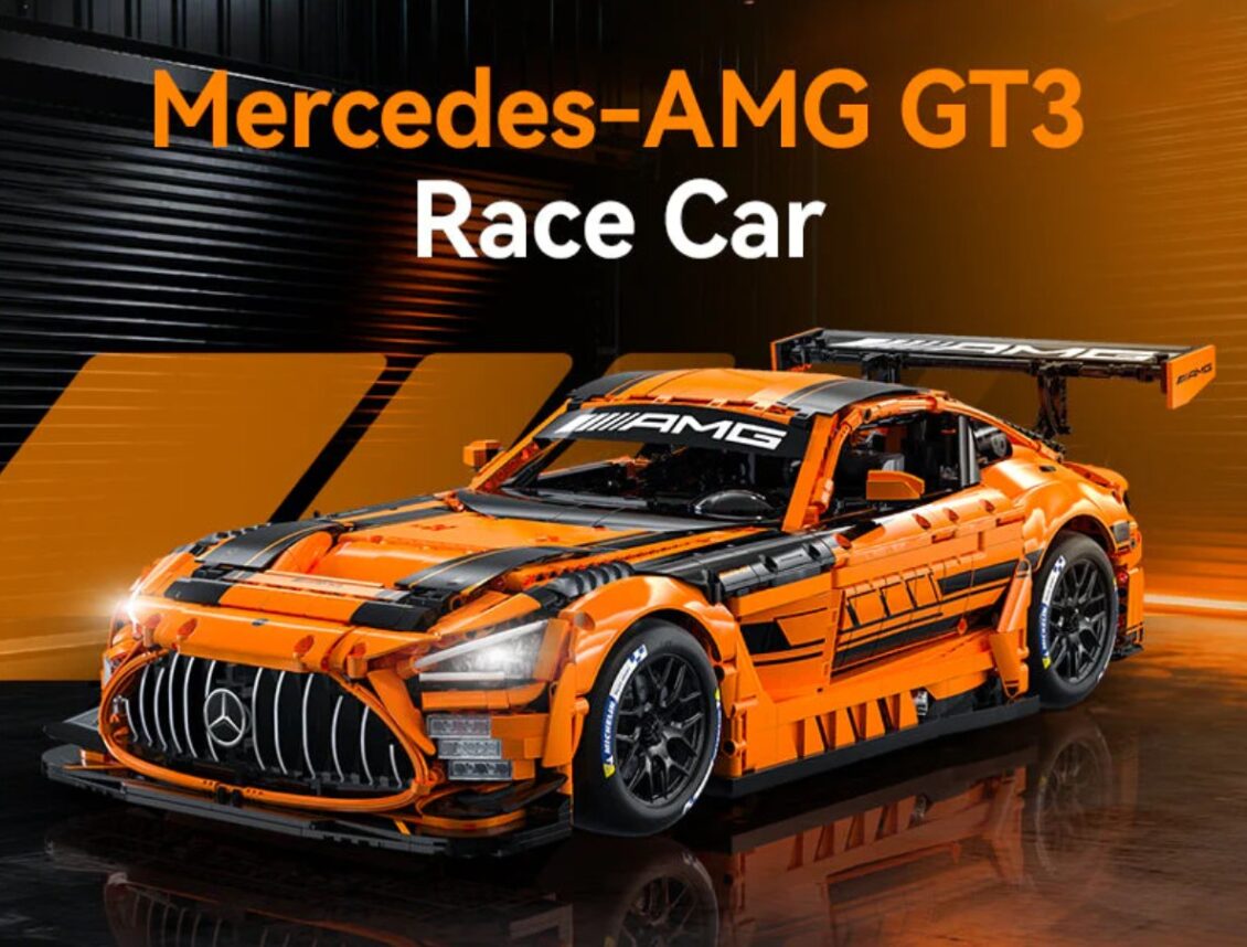 Ahora puedes construir el Mercedes-AMG GT3 gracias a CaDA: una maqueta de colección escala 1:8