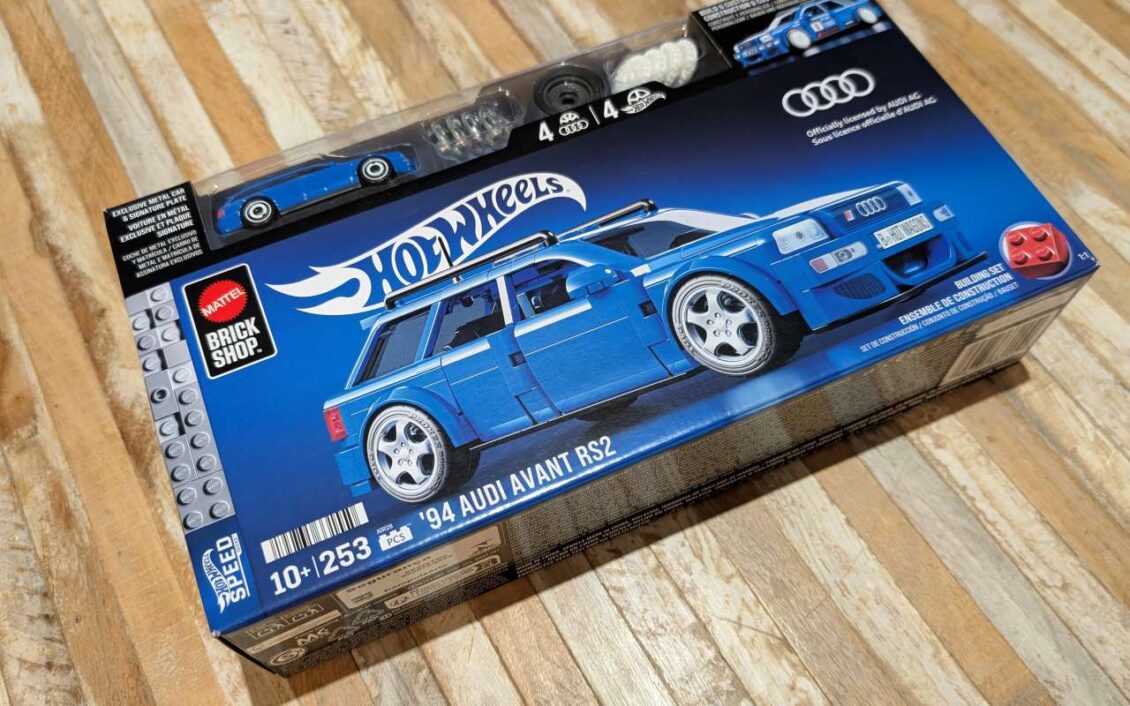 Review: cuando un familiar hizo historia, el Audi Avant RS2 (1994) Speed Series de Hot Wheels x Mattel Brick Shop