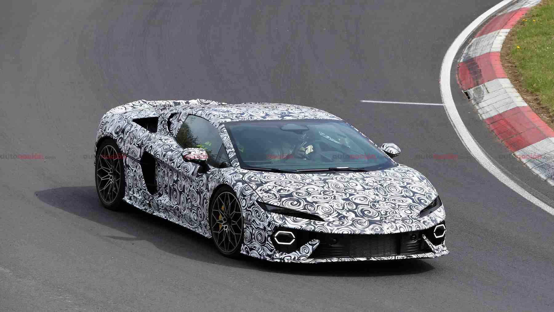 Cazamos al Lamborghini Temerario Spyder, un modelo al que le han quitado el techo para que escuches la melodía de su V8 biturbo con más de 900 CV