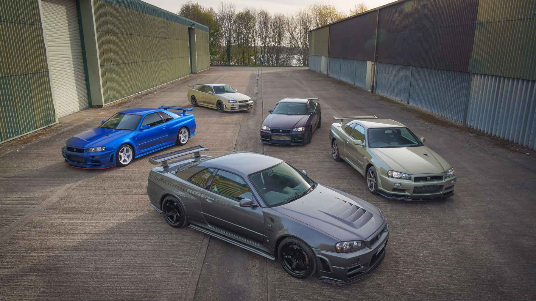 Cinco Nissan R34 Skyline GT-R y dos Honda NSX en una subasta histórica: Si eres fan del JDM, no puedes perderte ni las imágenes