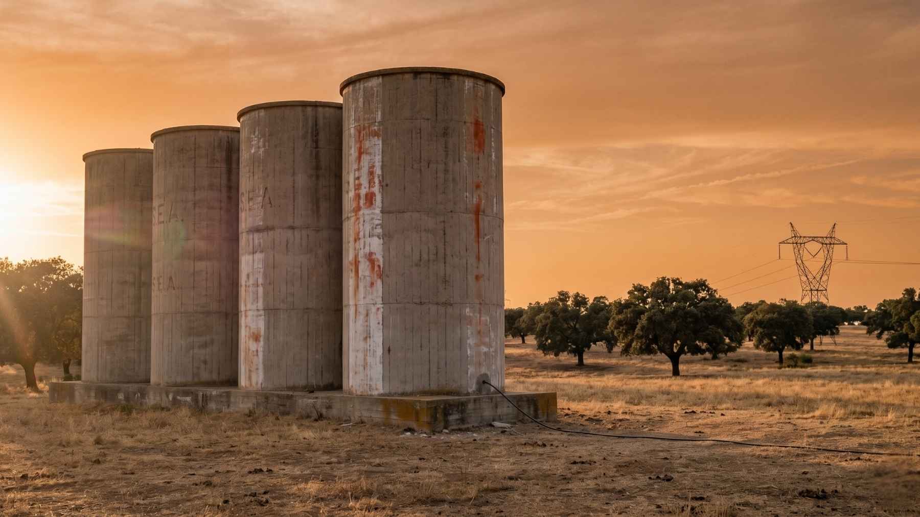 La gigabatería del sur de Europa para los coches eléctricos no la fabrica China, ni Tesla, ni CATL: 1.050 silos de cereal abandonados en Extremadura y Portugal se reconvierten en almacenes térmicos por 1,5 millones