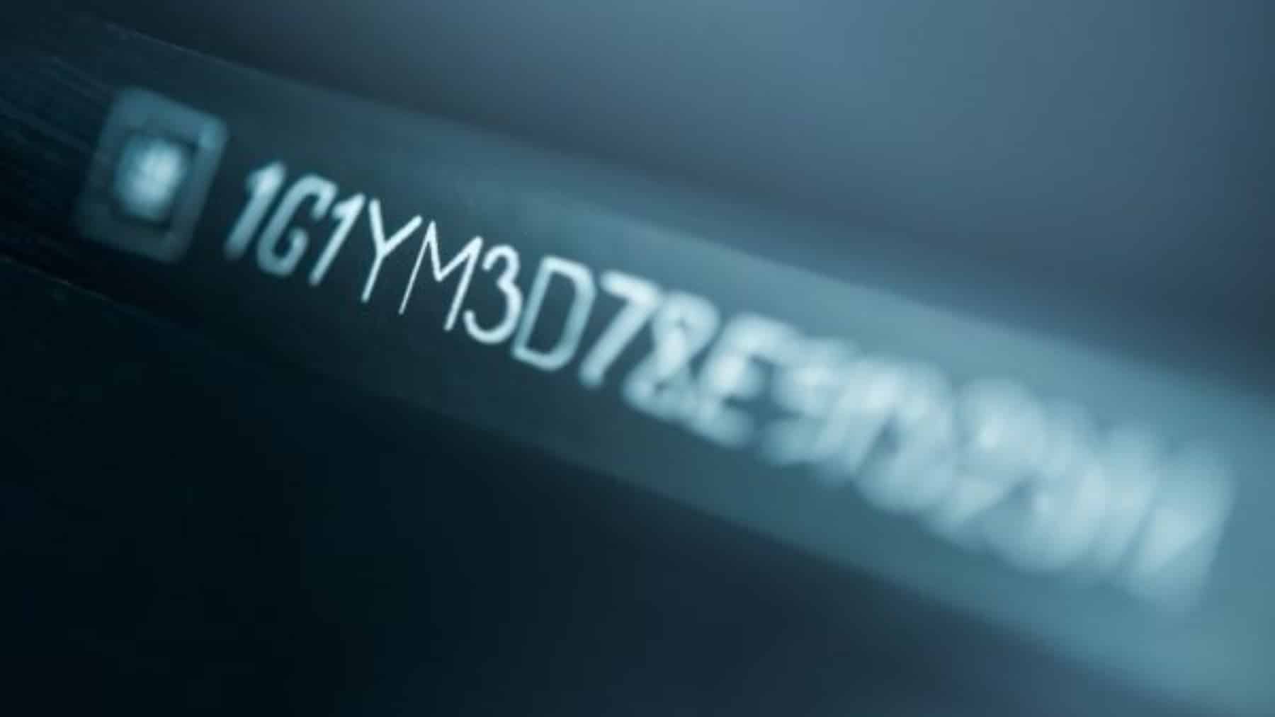Número de bastidor: dónde está, cómo comprobarlo y qué significa para tu coche