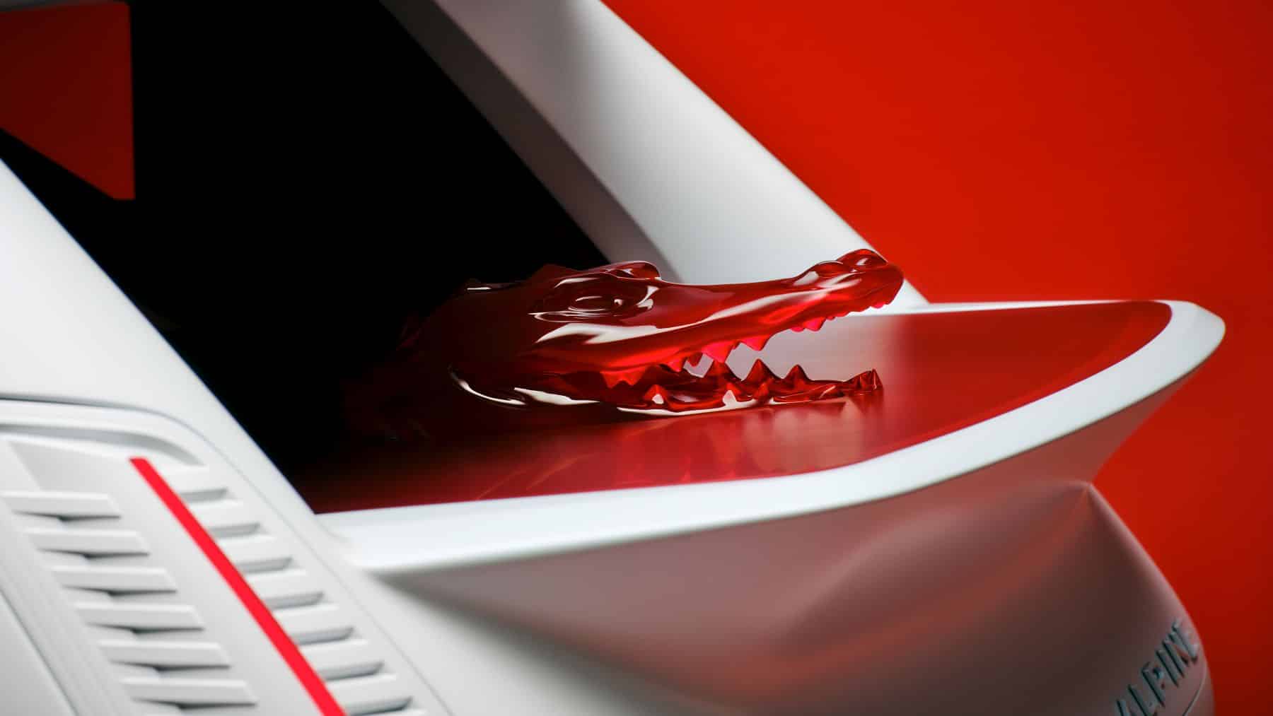 Pensábamos que la de las colaboraciones con firmas de moda era Fiat y ahora el Alpine A290 Rallye se viste de cocodrilo tras ser mordido por Lacoste: con un interior en rojo, decir que es atrevido es poco