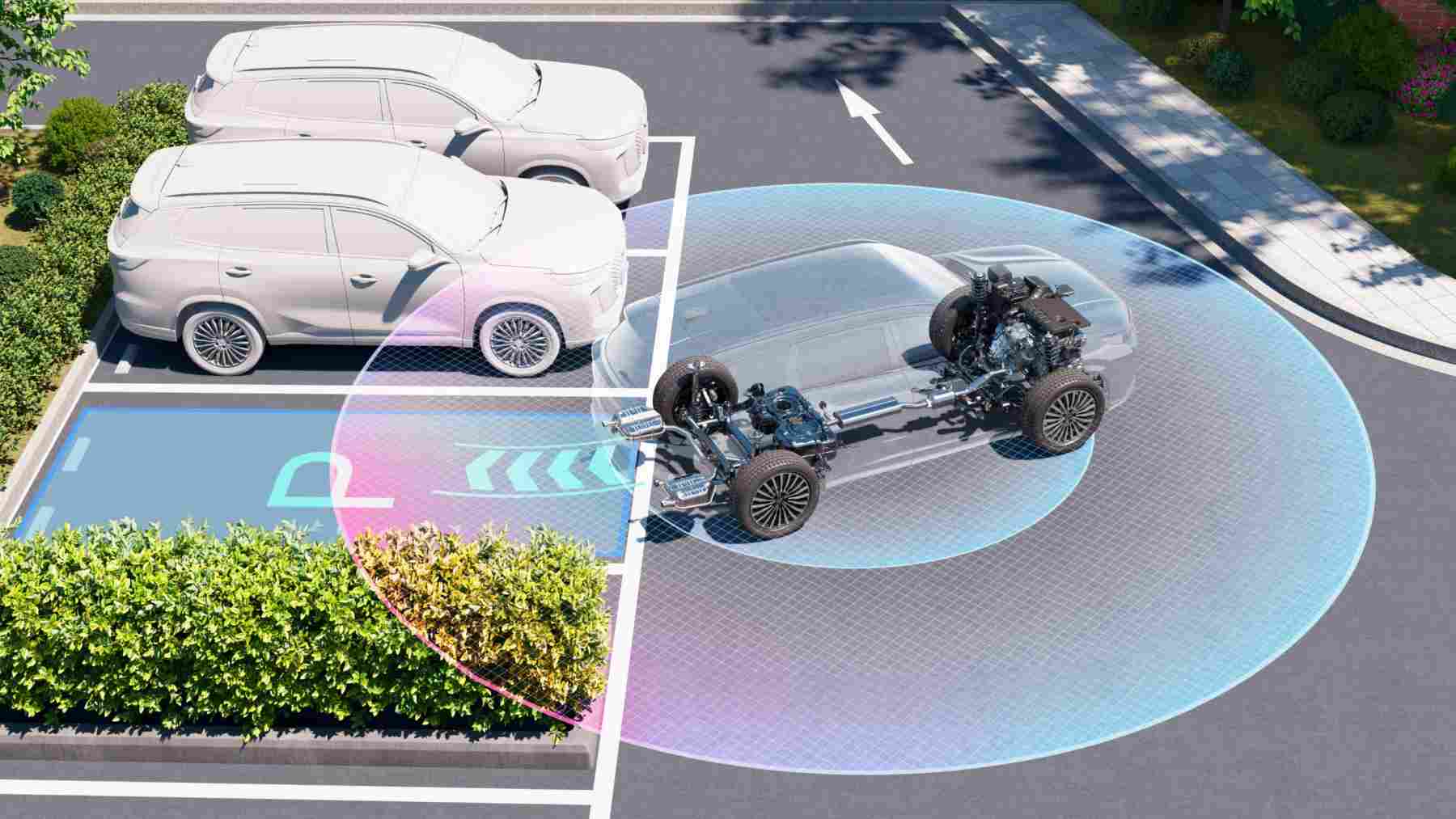 La última actualización del SUV familiar de 7 plazas de Chery en China podría ser un spoiler de las novedades previstas para el Ebro s800: cambio de carril y aparcamiento automáticos