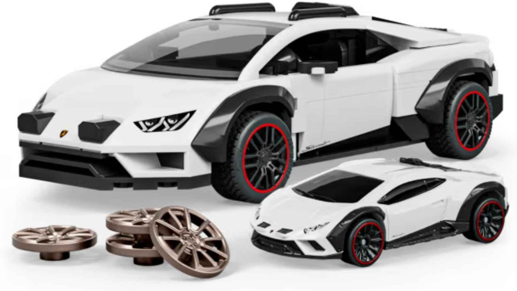 Construir un Lamborghini Huracán Sterrato en tu casa ya es posible gracias a este set de Mattel Brick Shop y viene con Hot Wheels a juego