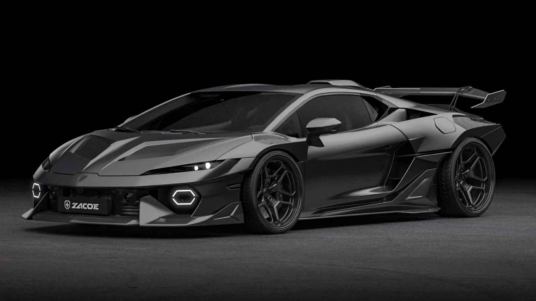 Este Lamborghini Temerario es tan bestia que ni la marca se ha atrevido a modelar así la fibra de carbono, pero ojo porque es de quita y pon