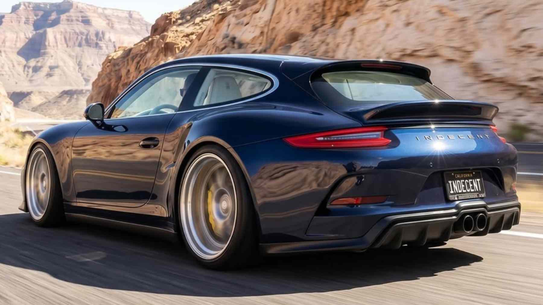 ¿Sacrilegio u obra maestra? El Porsche 911 que no hace la marca en Stuttgart y que podría valer mucho dinero dentro de unos años tiene forma de coche familiar con portón