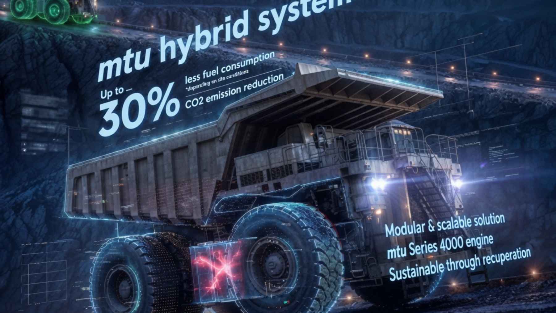 Toyota lanzó el primero en 1997 y ahora llega esta marca de lujo dispuesta a hibridar camiones capaces de transportar 810 toneladas y reducir su consumo un 30%