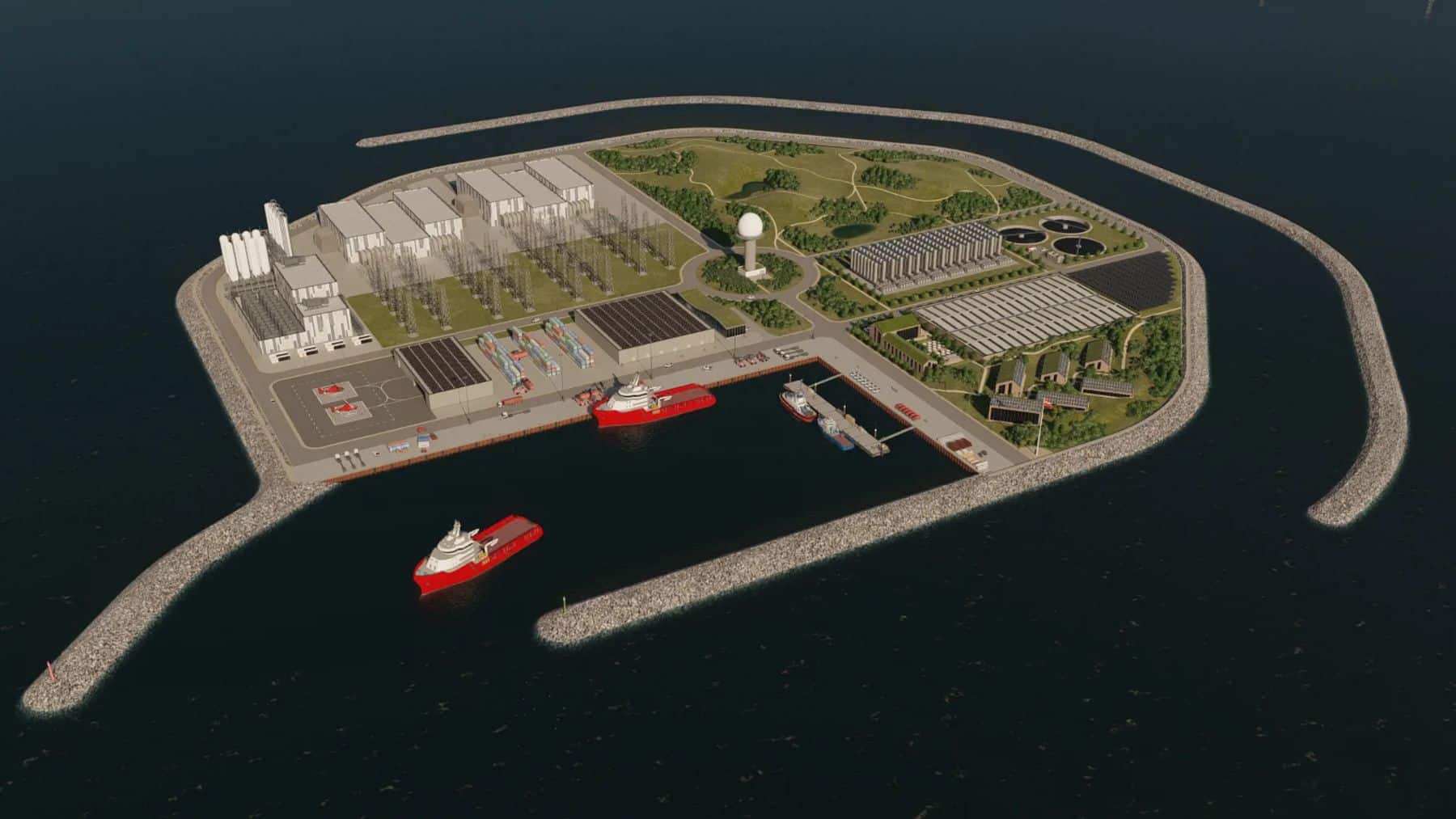Dinamarca está construyendo una isla artificial en el Mar del Norte donde media Europa podrá enchufarse para recibir energía eólica: 28.000 millones de euros, 10 GW y una conexión que unirá a seis países