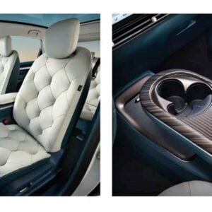 Asientos delanteros y consola central Baojun Yunduo