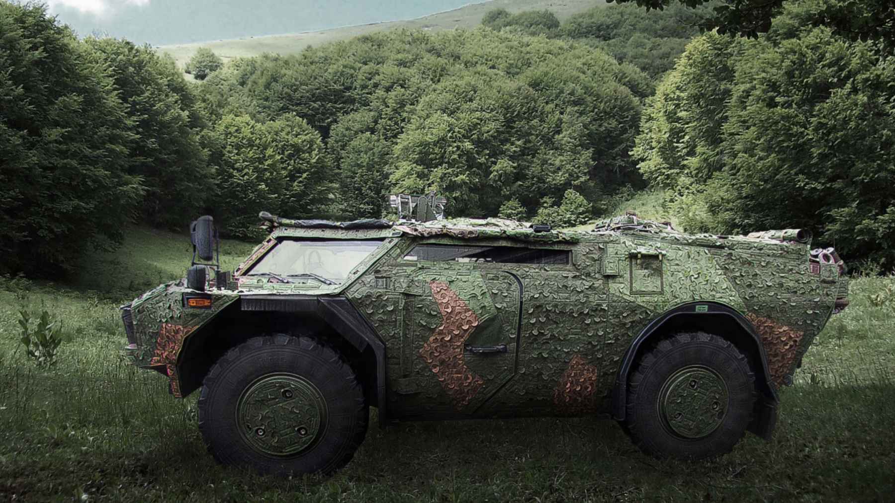 Buscaban la fórmula perfecta para hacer desaparece cualquier vehículo militar de radares, sensores o visores y Saab ha conseguido hacer invisible hasta un tanque