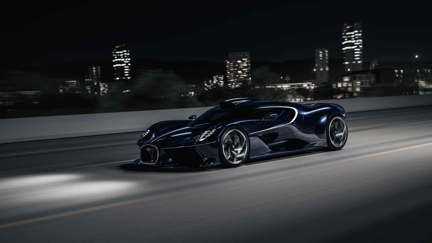 Un motor W16 de 8.0 litros, cuatro turbos y el interior hecho con el mismo material que unas botas de Panama Jack fabricadas en Elche: así es lo último de Bugatti que además mide 1 metro de alto