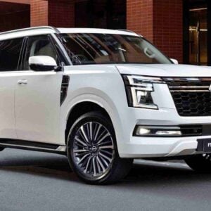 Nissan Patrol 2027 Vista frontal blanco