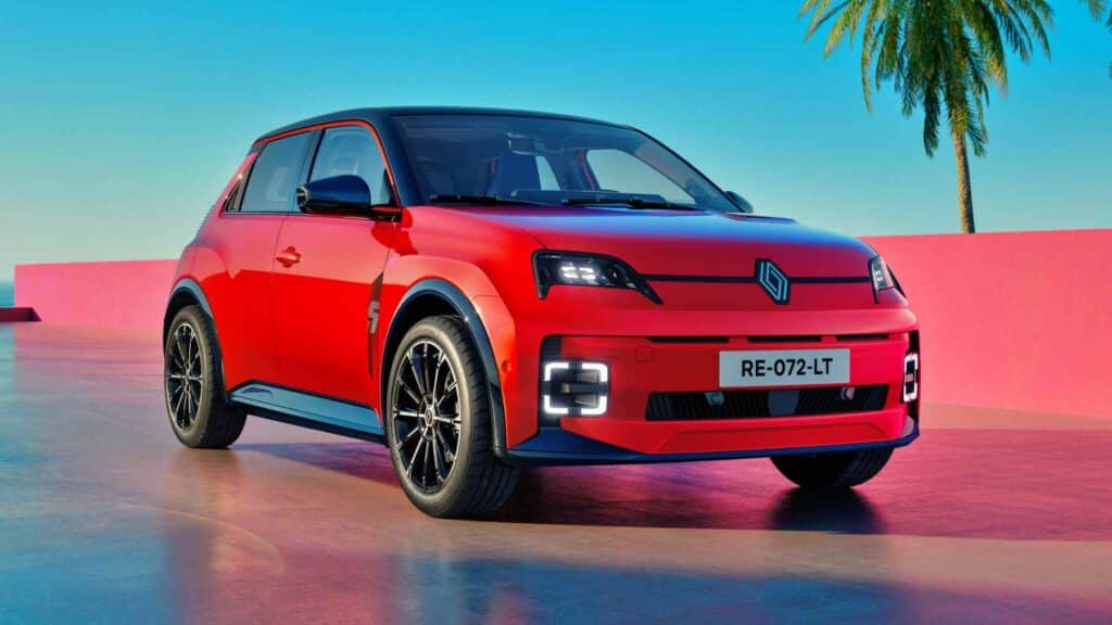 Renault 5 e-Tech Rojo Frontal 2026