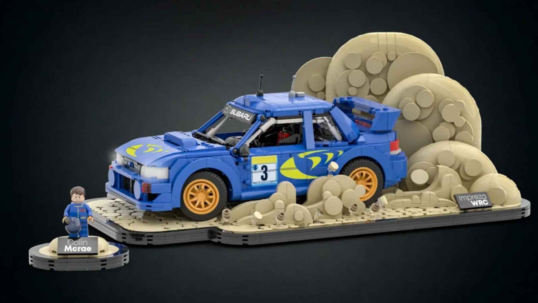 El coche que hizo llorar a toda una generación de fans del rally… ahora podría ser LEGO: el Subaru Impreza WRC de Colin McRae necesita tu voto
