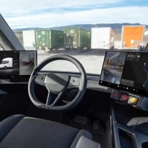 Tesla Semi puesto de conducción