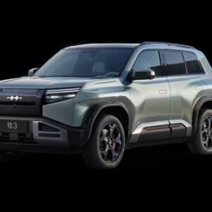 BYD Fang Cheng Bao Ti 3 Frontal verde