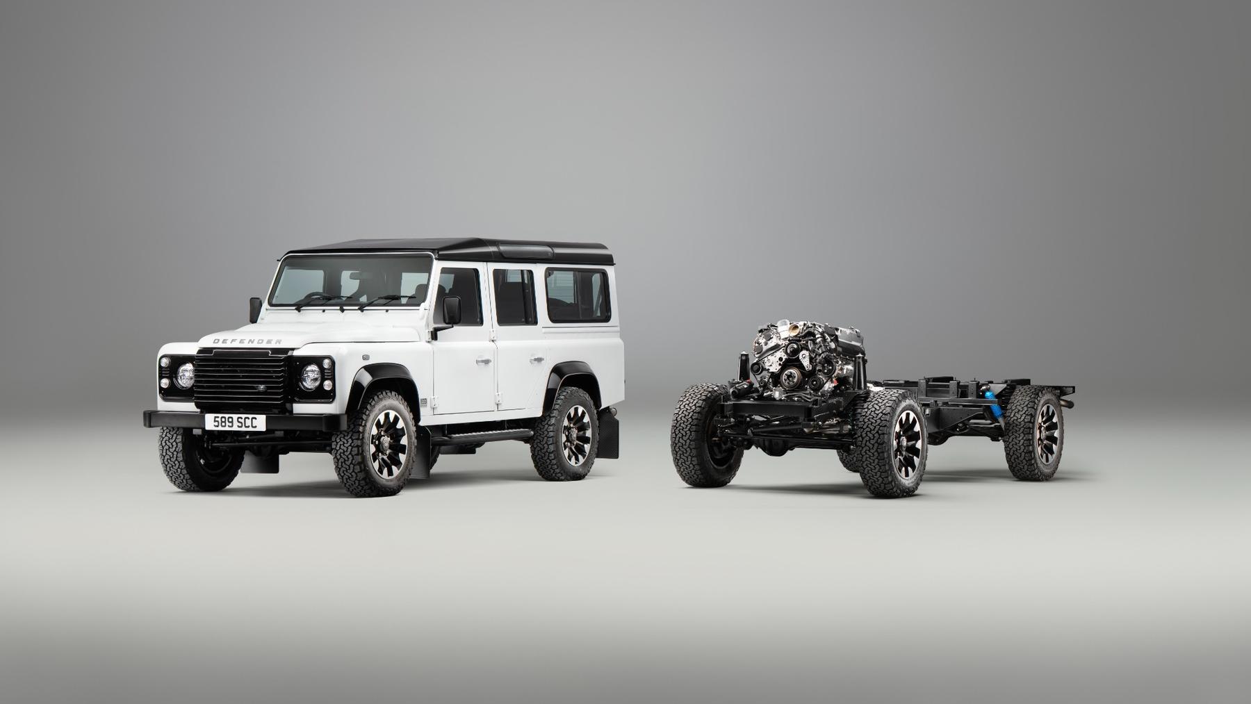 Ya no se llaman Land Rover, pero no reniegan de su pasado: ahora se encargan de meterle a tu Defender de hace años un motor V8 de más de 400 CV