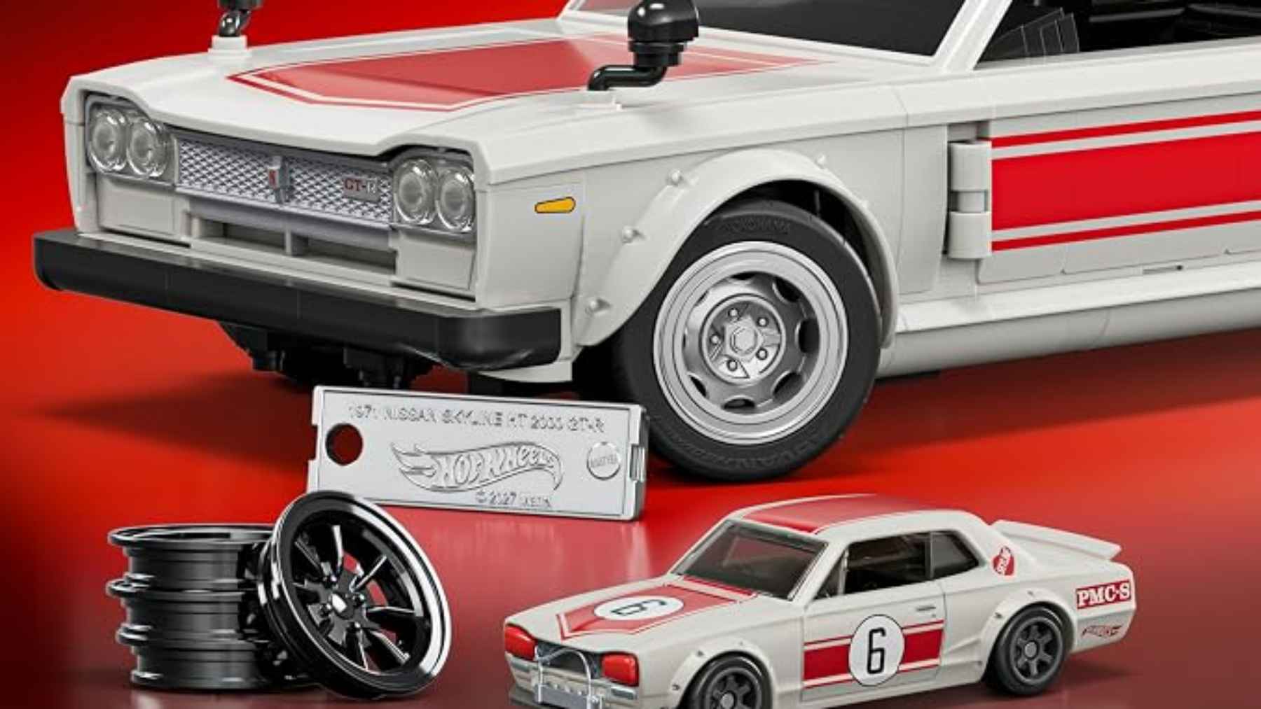 El Nissan Skyline GT-R “Hakosuka” llega a Mattel Brick Shop: un clásico japonés para montar pieza a pieza