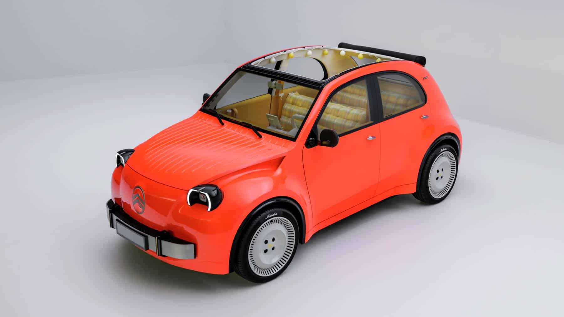 El Citroën 2CV está de vuelta y promete un espíritu de diseño retro, motor eléctrico y un precio muy competitivo: todo para humillar al Renault Twingo e-Tech
