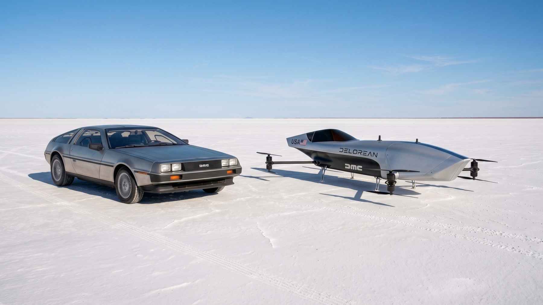 DeLorean deja el asfalto: la mítica marca tendrá su propio coche volador de carreras