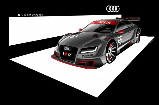 La futura promesa del DTM 2012: Audi A5