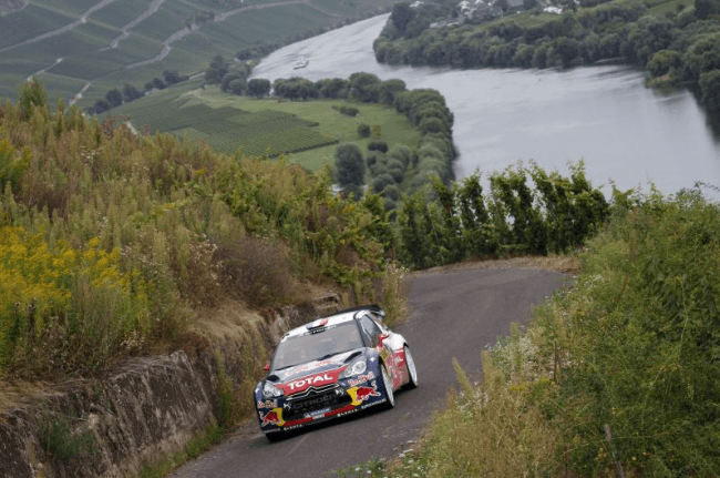 Sébastien Loeb y Daniel Elena en el campo militar de Baumholder