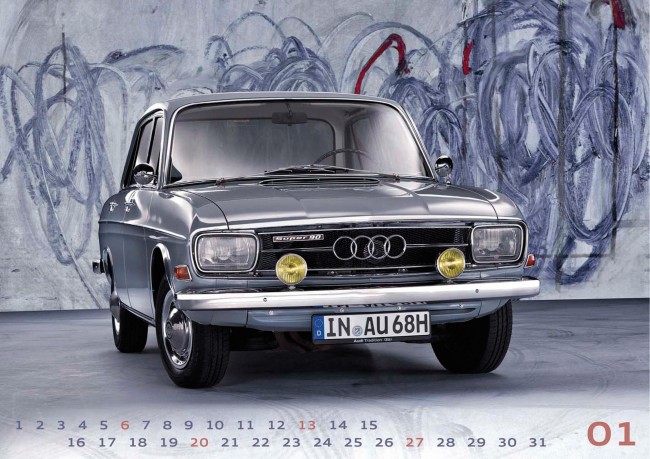 Nuevo Calendario Audi Tradition 2013