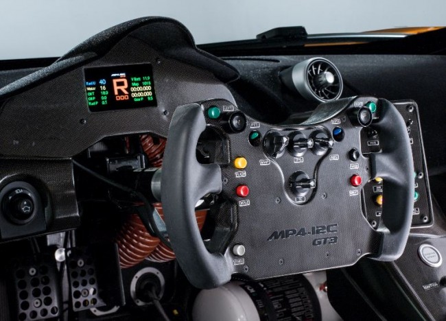 MP4 12C GT3 cockpit