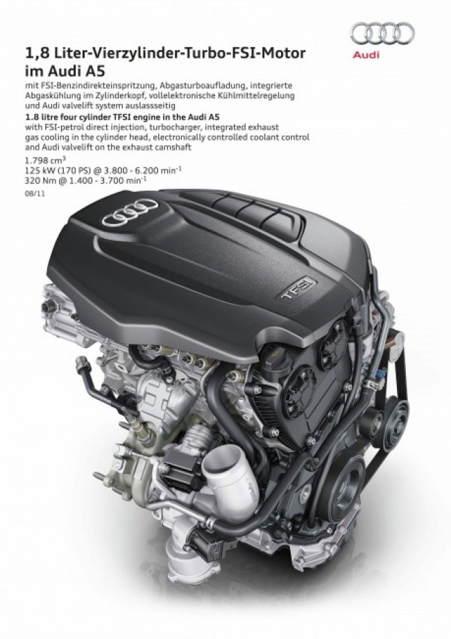 Mejorando lo inmejorable: Audi rediseña su motor 1.8 TFSI