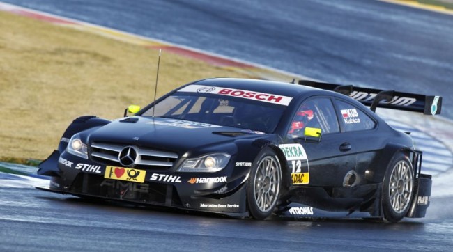 Robert Kubica finaliza su primera prueba en el Mercedes C-Coupé AMG DTM