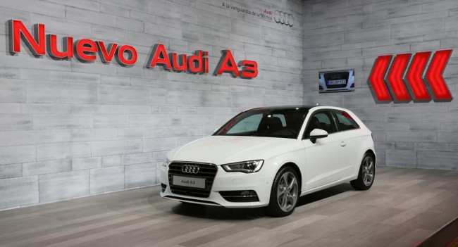 El nuevo A3, en el Audi Forum de Madrid