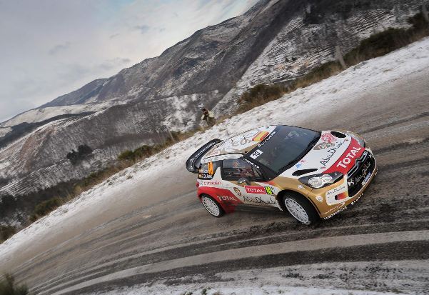 El DS3 WRC de Loeb y Elena corre más cuando hay nieve