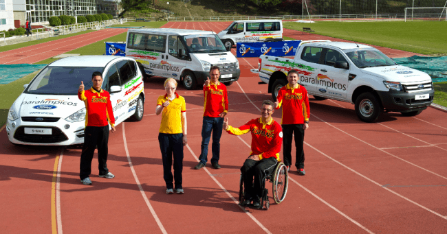 Ford, coche oficial del equipo paralímpico español