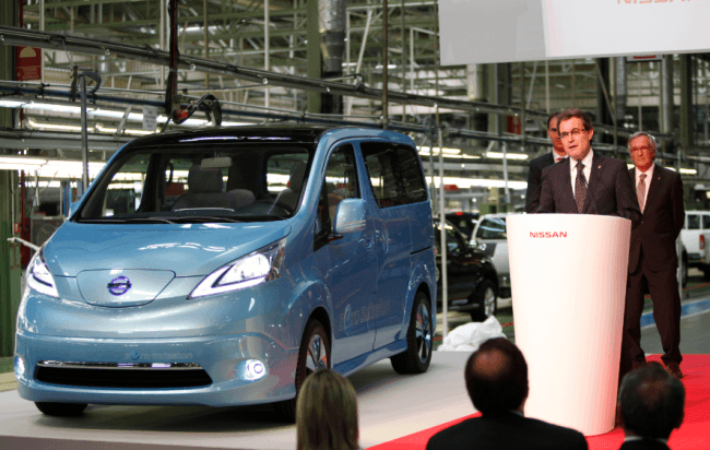 La variante eléctrica de la NV200 se producirá en Barcelona