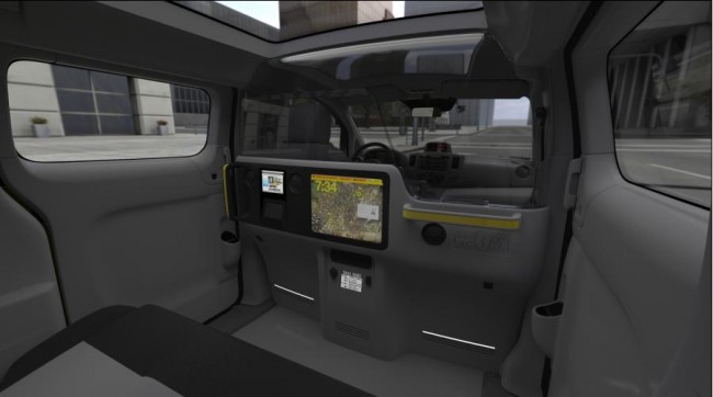 El interior es lo que cuenta: Nissan NV 200 taxi