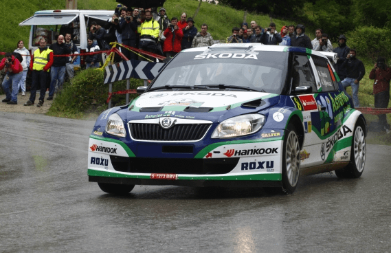 El Skoda Fabia S2000 en el Rallye Principe de Asturias