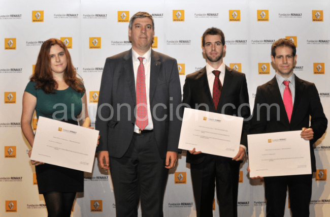 La Fundación Renault entrega los Premios del concurso al Mejor Proyecto de Fin de Carrera sobre Movilidad Sostenible