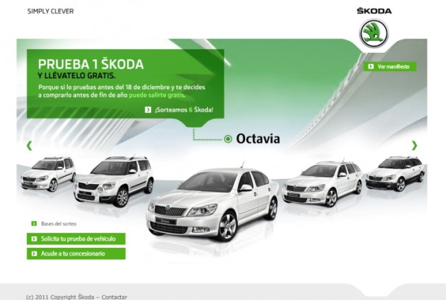 Skoda te invita a que los pongas a prueba…